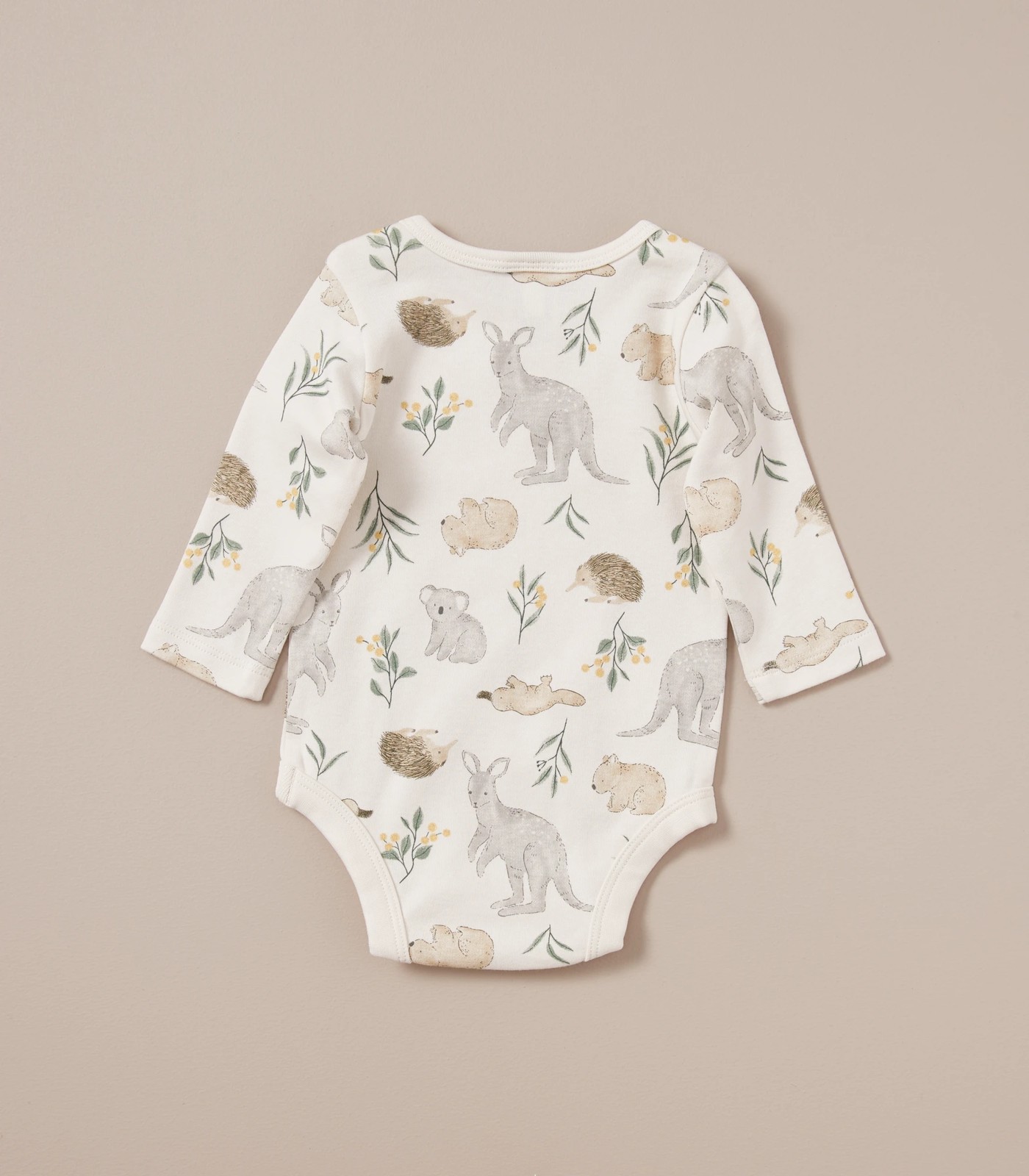 3 Pack Baby Organic Cotton Bodysuits 4 of 6
