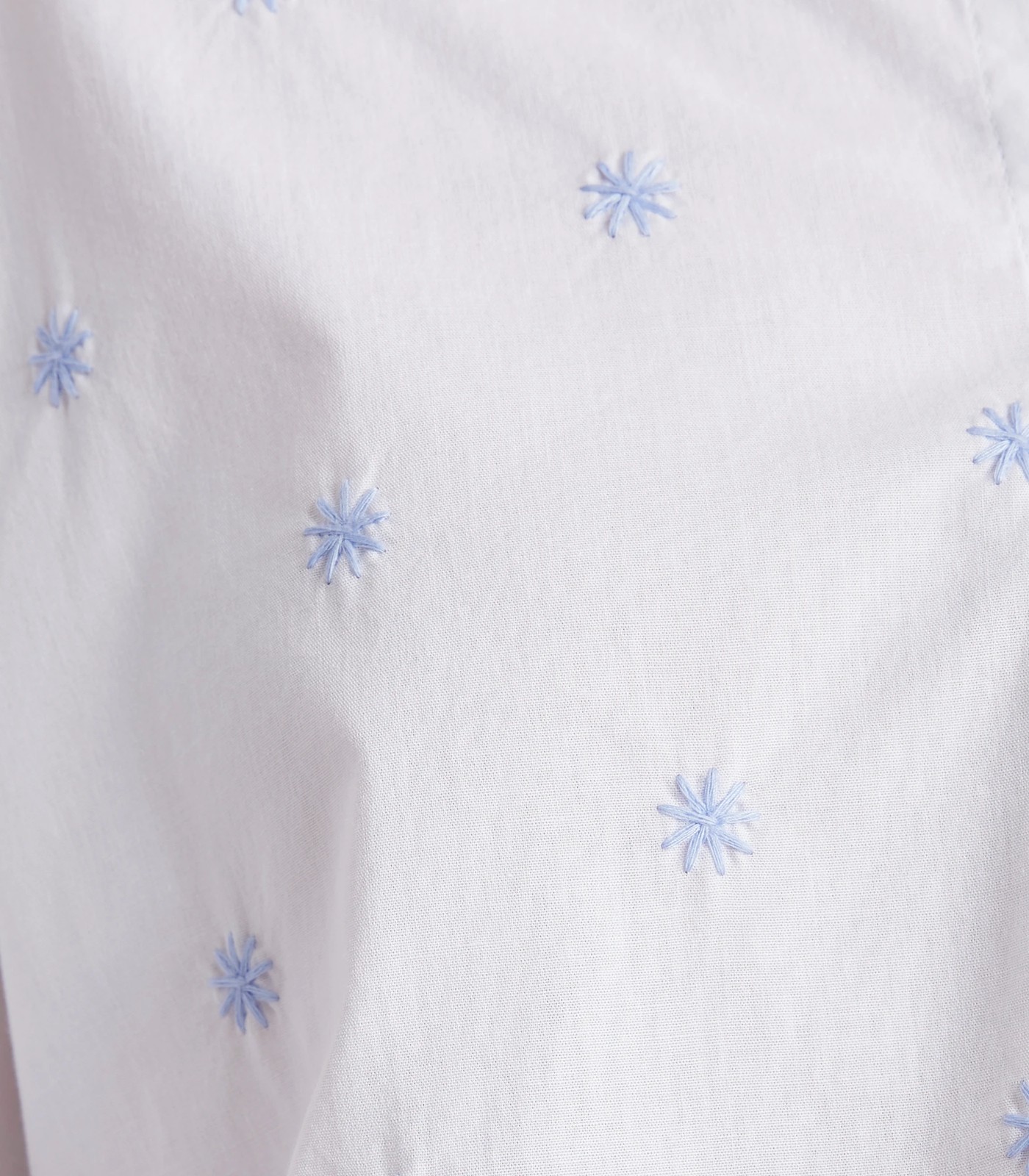 Cotton Poplin 3/4 Sleeve and Shorts Sleep Set 6 of 6