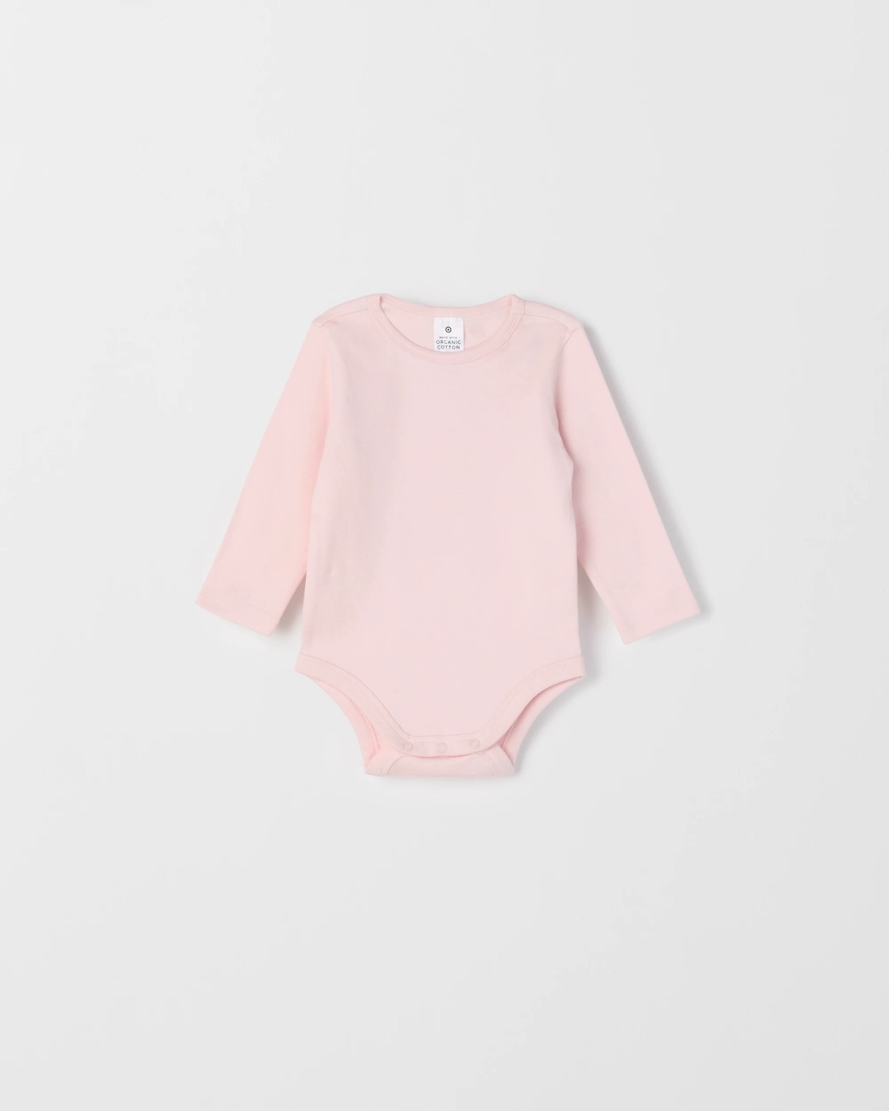 Baby Organic Cotton 3 Pack Long Sleeve Bodysuit 2 of 4