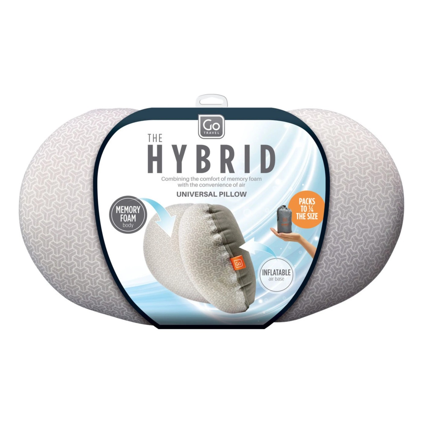 Go travel hybrid store pillow