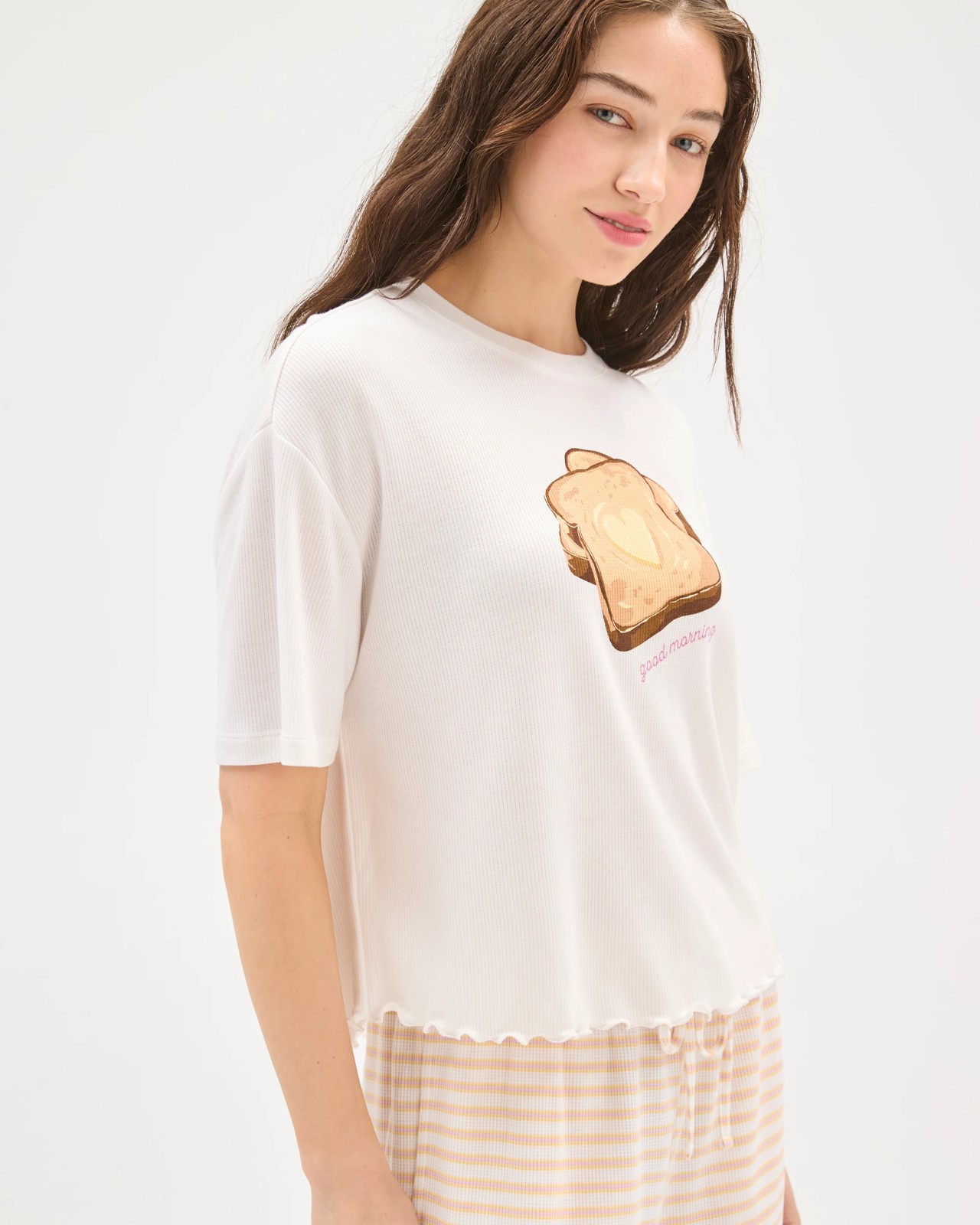 Lily Loves Waffle Relaxed Sleep T-Shirt 4 of 5