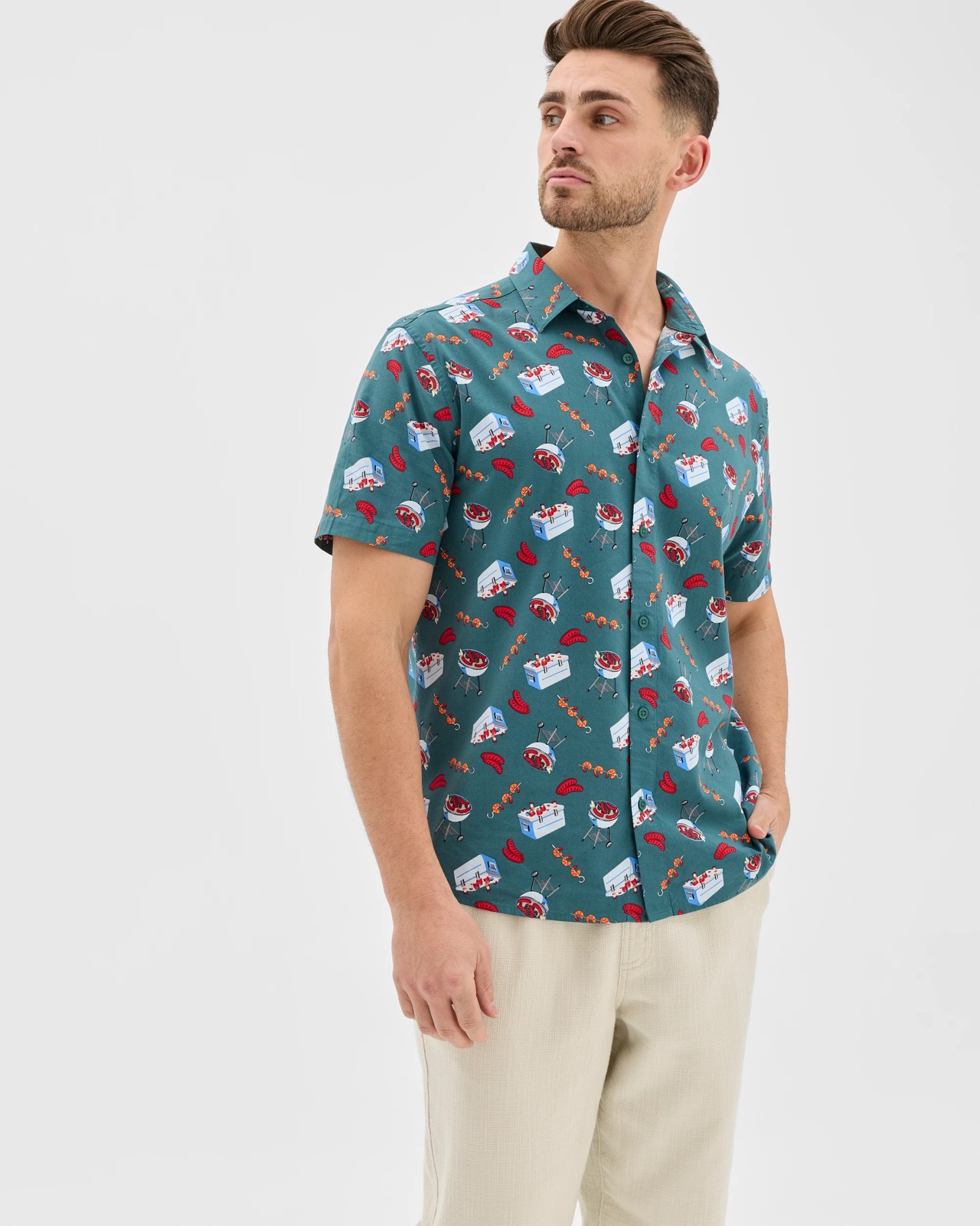 Australian Cotton Blend Summer BBQ Shirt 4 of 5