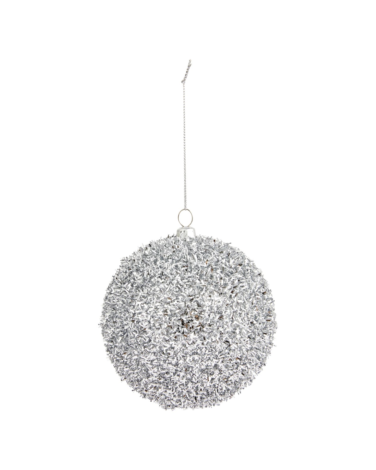 Anko 9 Pack 10cm Luxury Tinsel Baubles 3 of 5