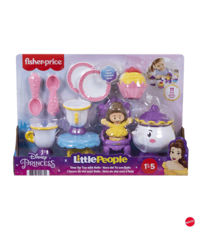 Mattel Fisher-Price Little People Disney Princess Time For Tea With Belle Playset