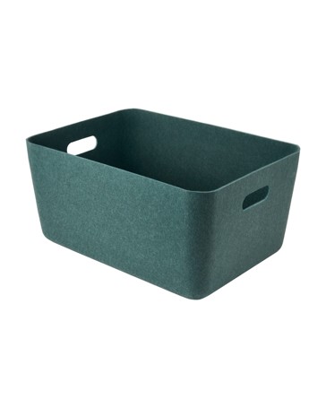Anko Moulded Felt Basket- Green