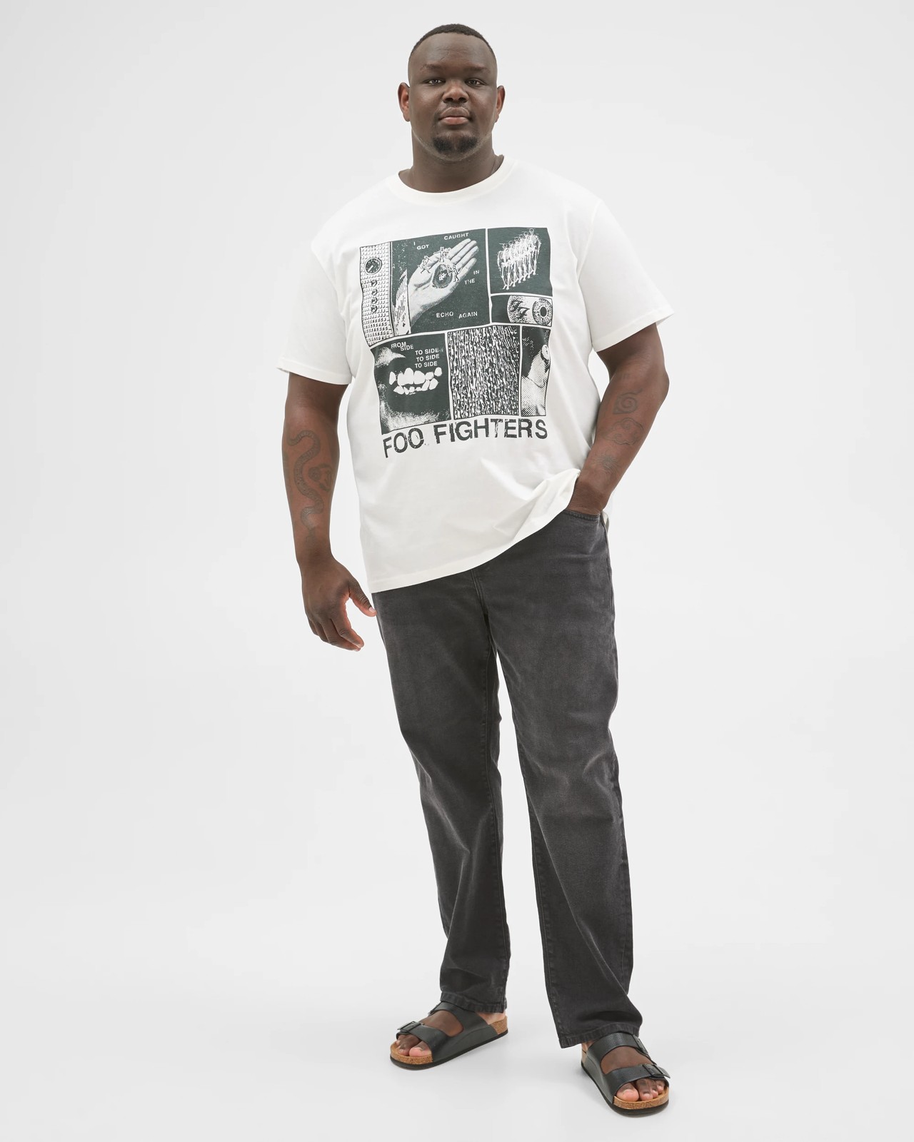 Foo Fighters Plus Size Australian Cotton T-Shirt 2 of 6
