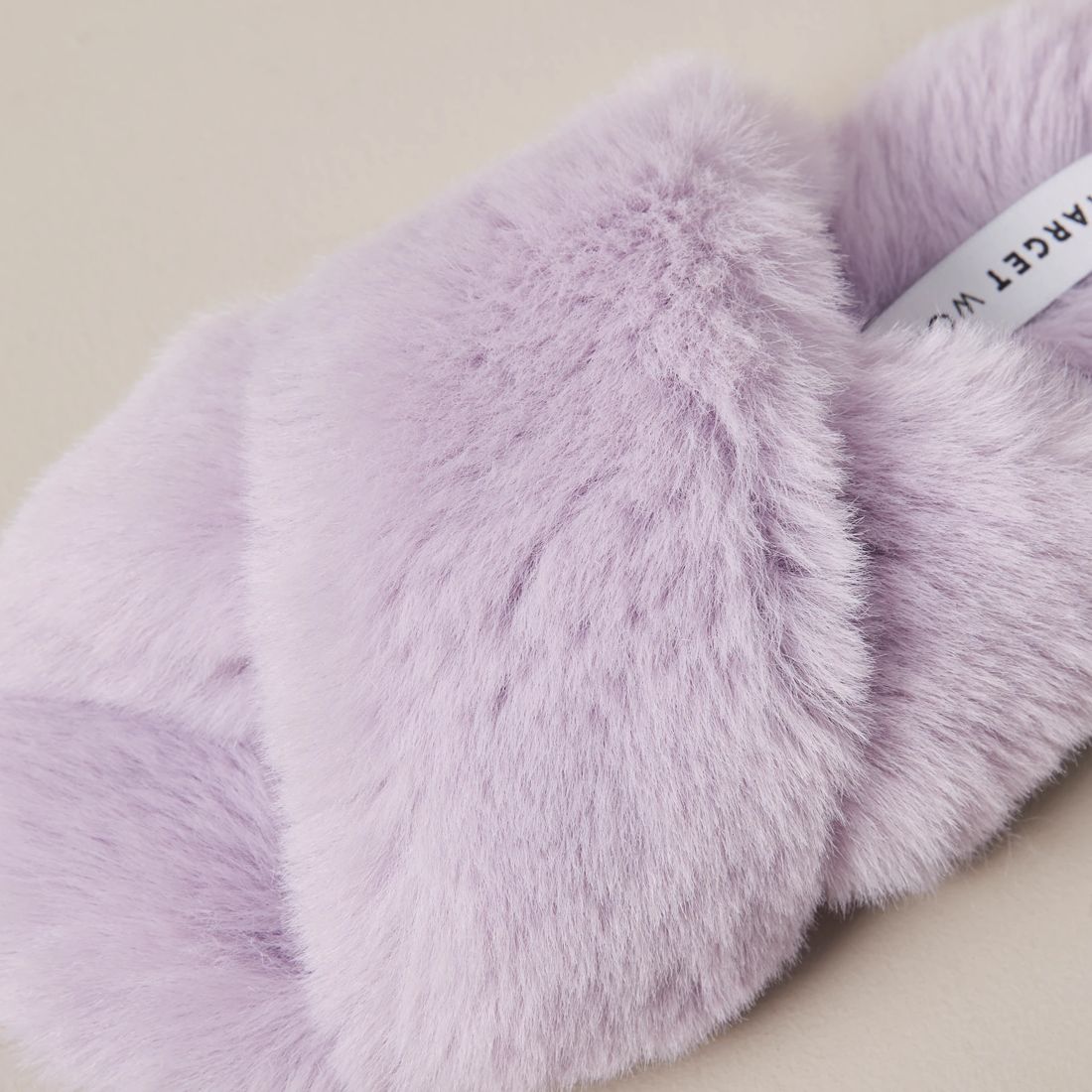 Womens Libbi Faux Fur Crossover Scuff Slippers Target Australia