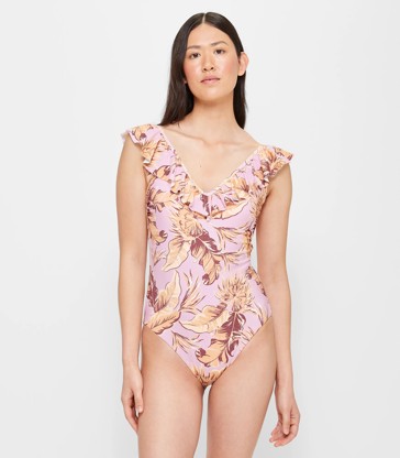 Frill One Piece Bathers - Shape Your Body