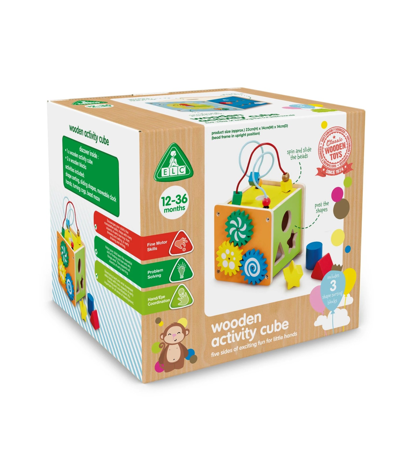 Early Learning Centre Wooden Activity Cube | Target Australia