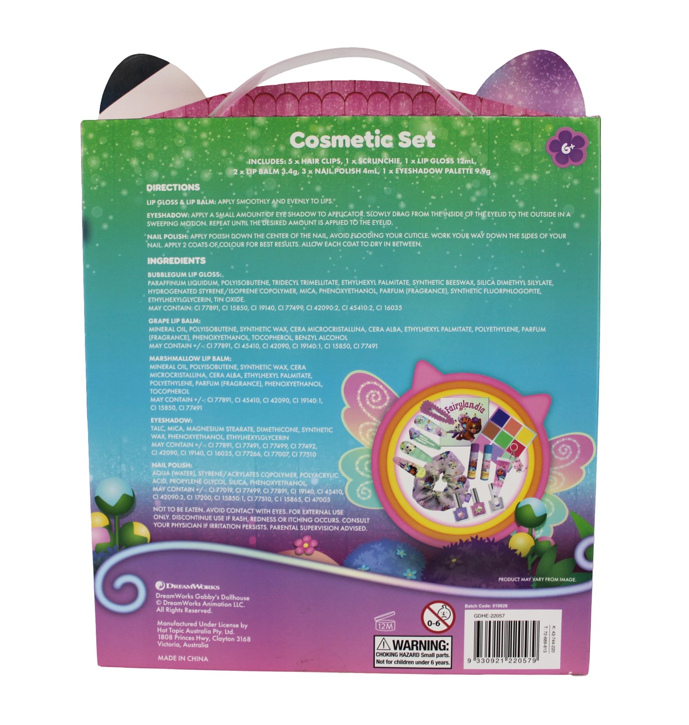 Gabby's Dollhouse Cosmetic Set 3 of 3