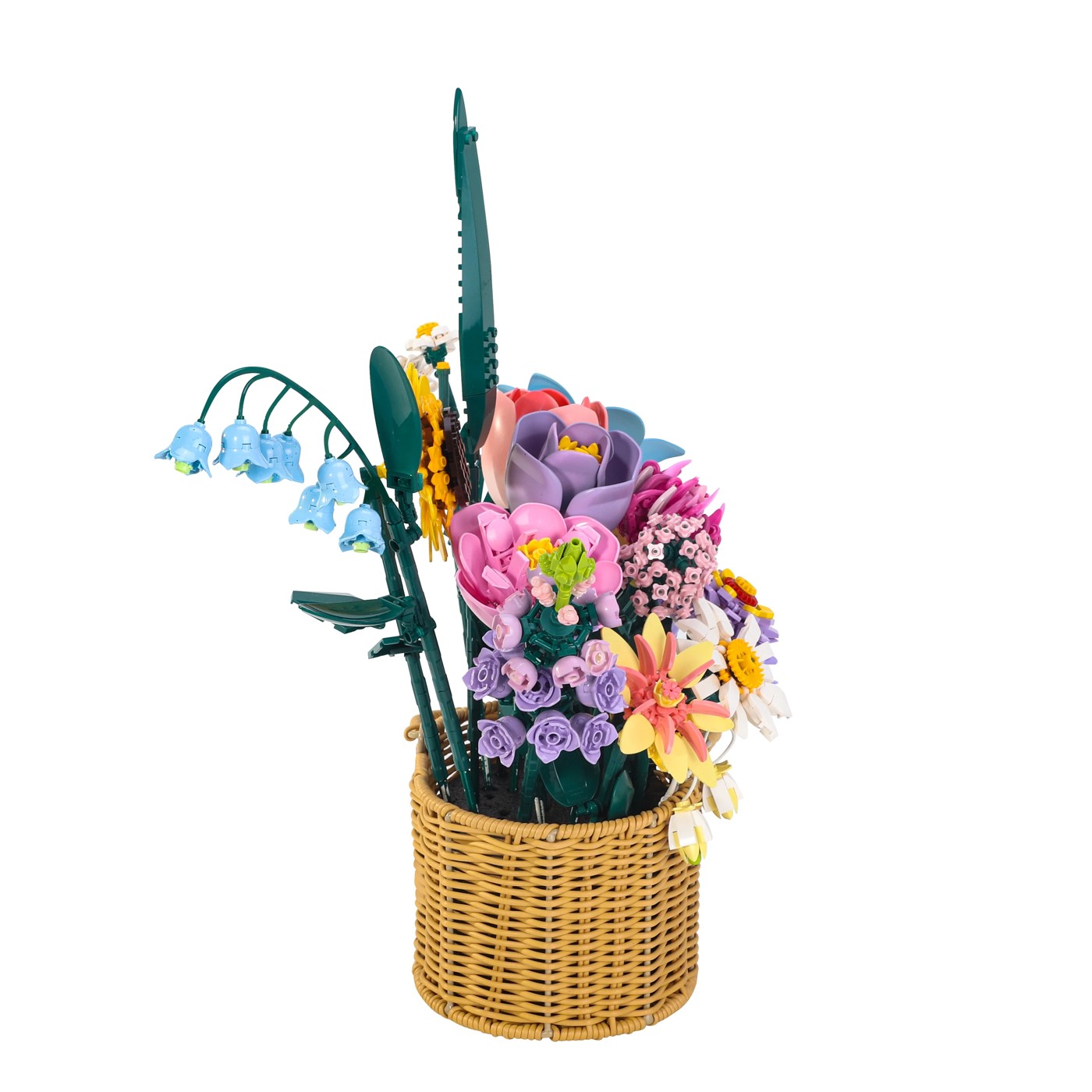 1250 Piece Blocks Flower Series: Flowers with Basket 5 of 5