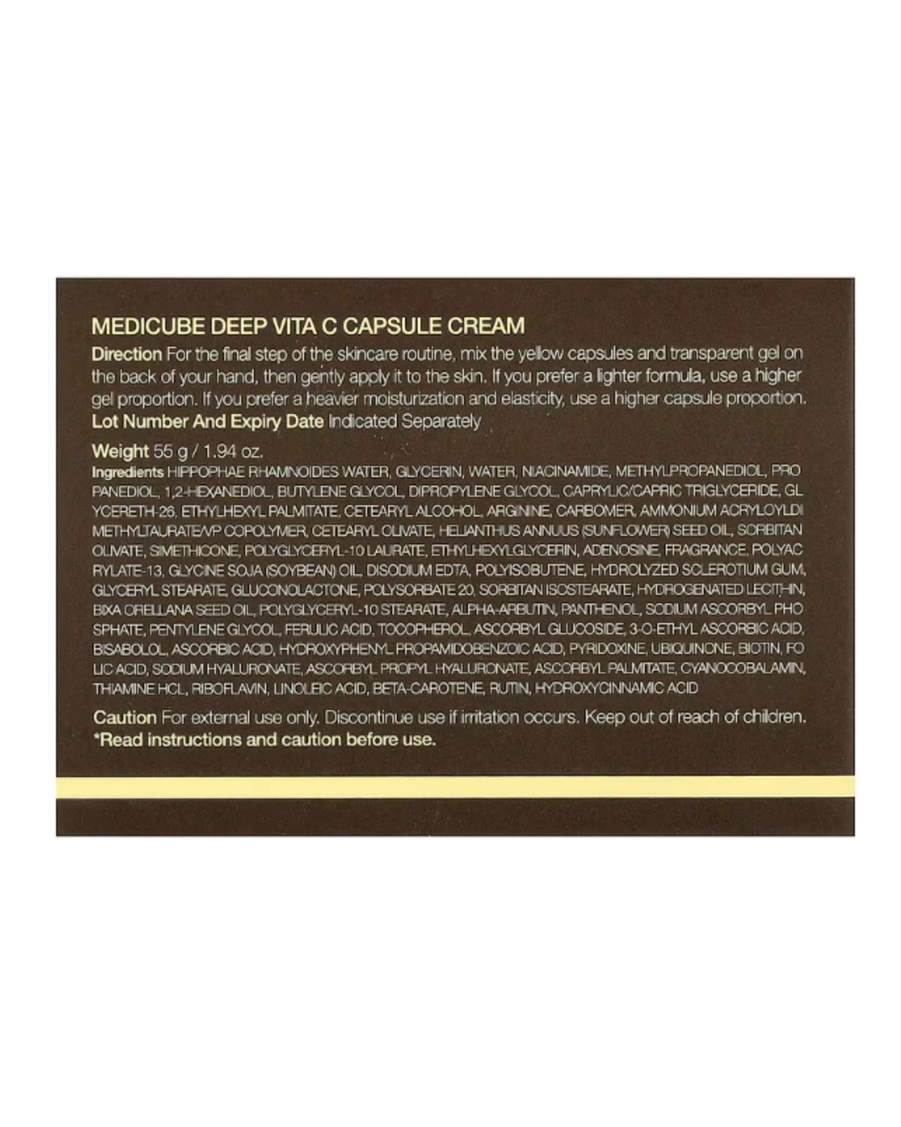 Medicube Deep Vita C Capsule Cream 55g 2 of 6