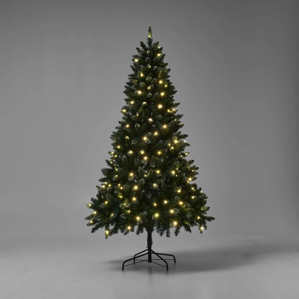 Anko 2.13m (7ft.) Flocked Pine Prelit Christmas Tree 3 of 5