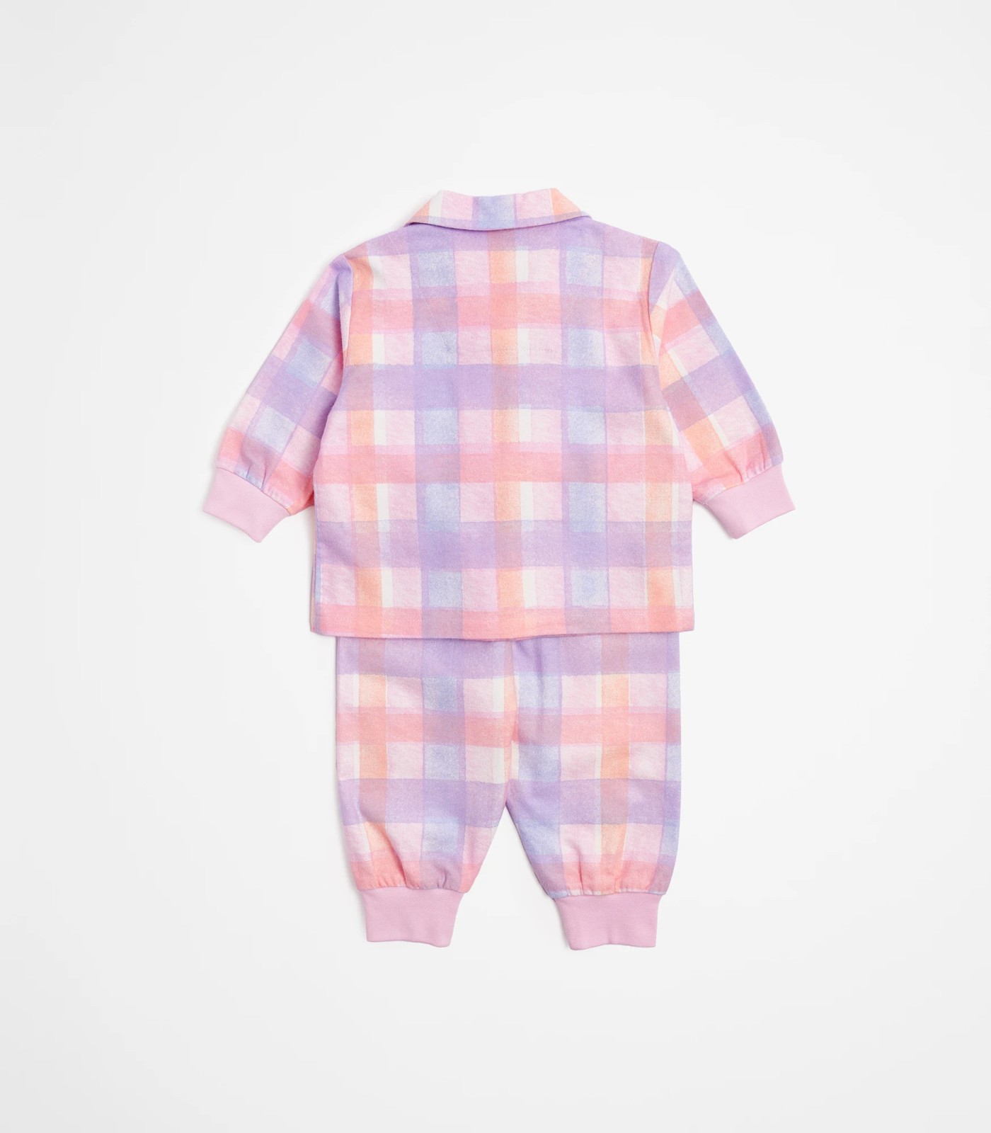 Baby girl best sale checked pyjamas