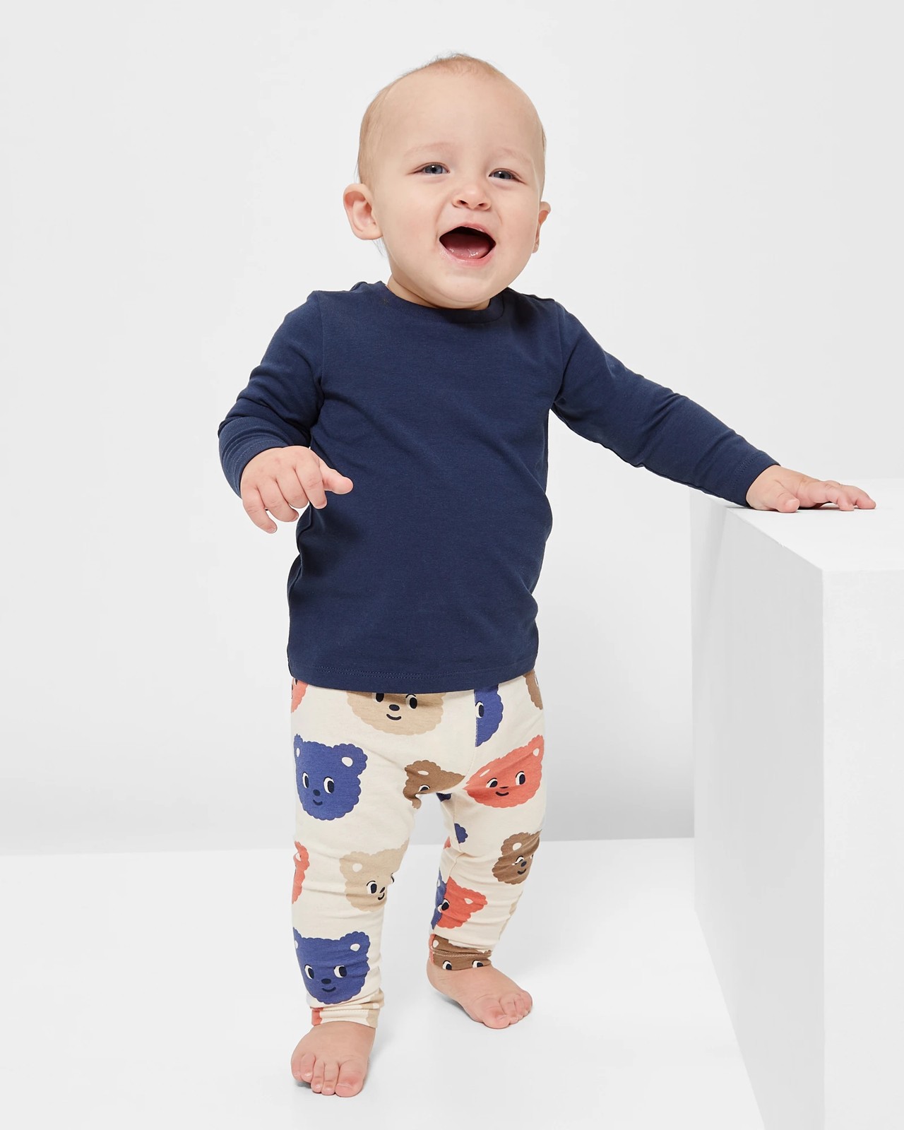 Baby Organic Cotton Leggings 3 Pack 2 of 6