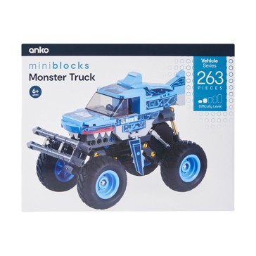 263 Piece Mini Blocks Vehicle Series: Monster Truck - Anko