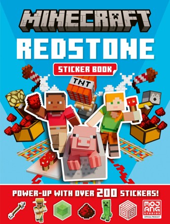 Minecraft Redstone Sticker Book