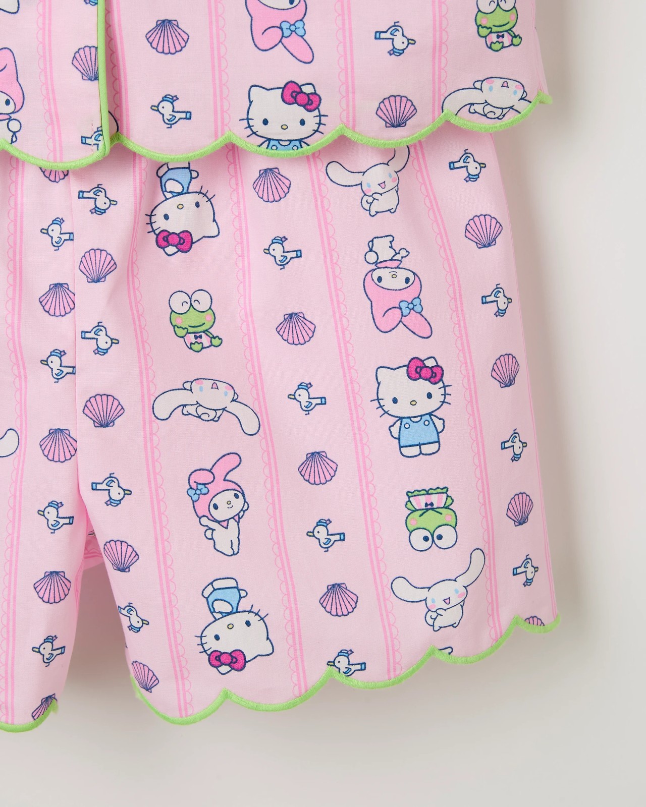 Licensed Hello Kitty Australian Cotton Younger Girls Woven Pyjama Set 2 of 6