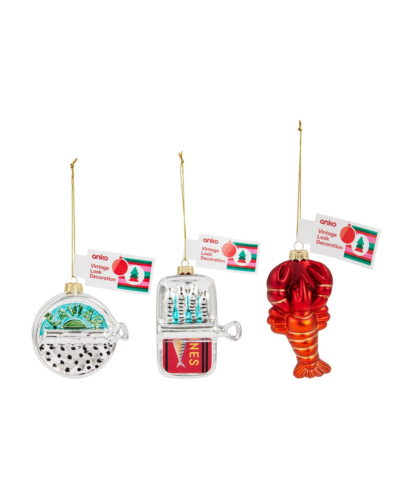 Anko Vintage Look Decoration - Assorted 6 of 6