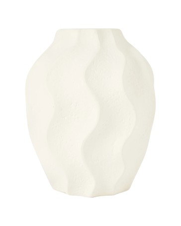 Anko Textured Wavy Ceramic Vase