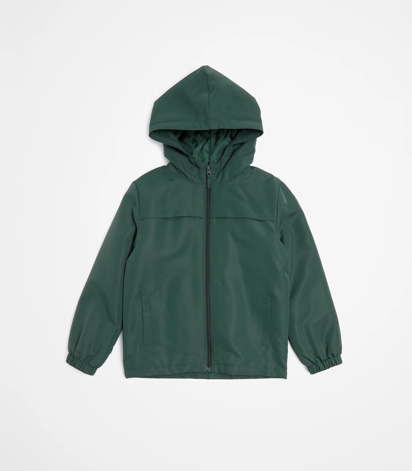 Green hot sale parka raincoat