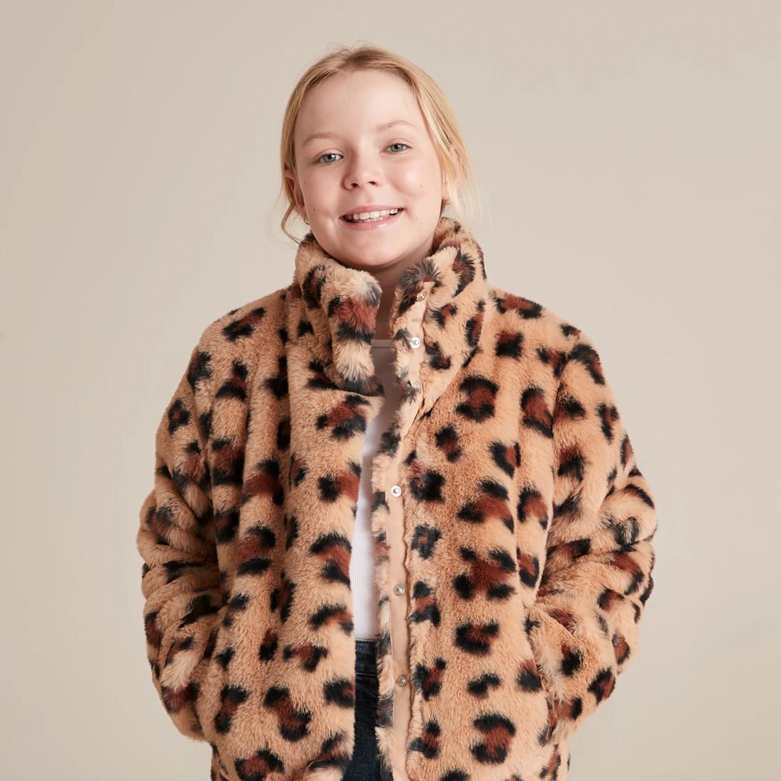 Faux Fur Leopard Jacket Target Australia