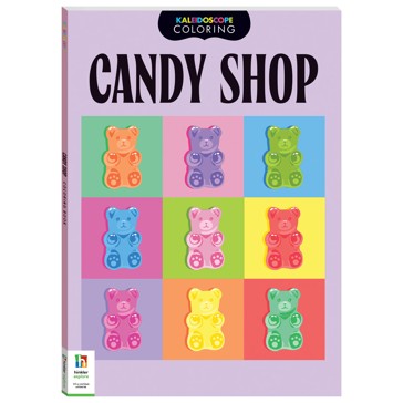Kaleidoscope Coloring: Candy Shop - Book