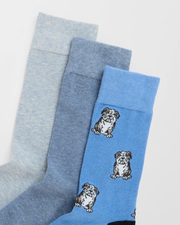 Maxx Australian Cotton Blend 3 Pack Business Crew Socks