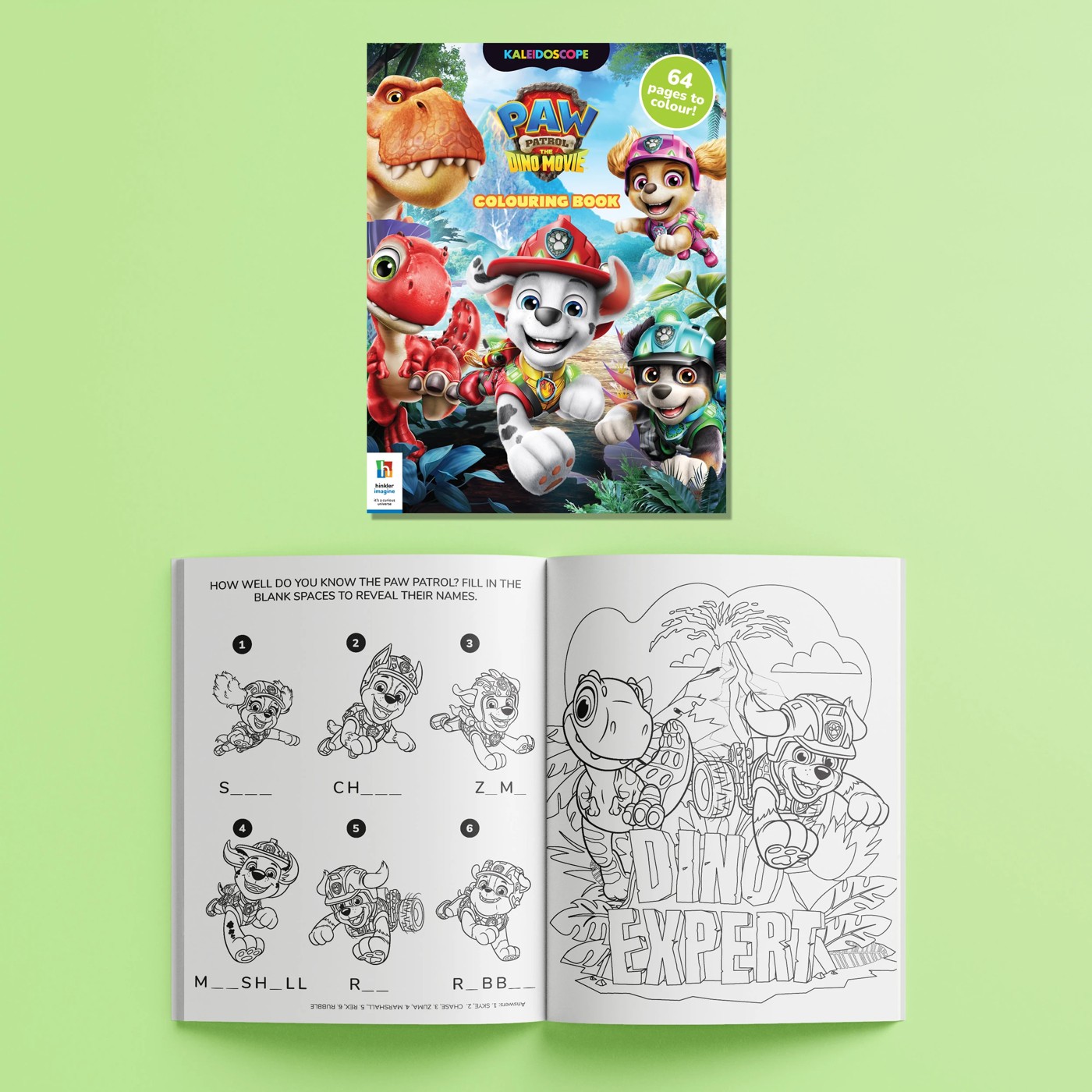 Kaleidoscope: PAW Patrol The Dino Movie Colouring and Activity Kit - Book 5 of 6