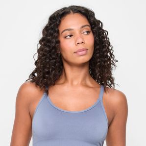 Medium Impact Seamfree Racer Sports Crop Top thumbnail 2