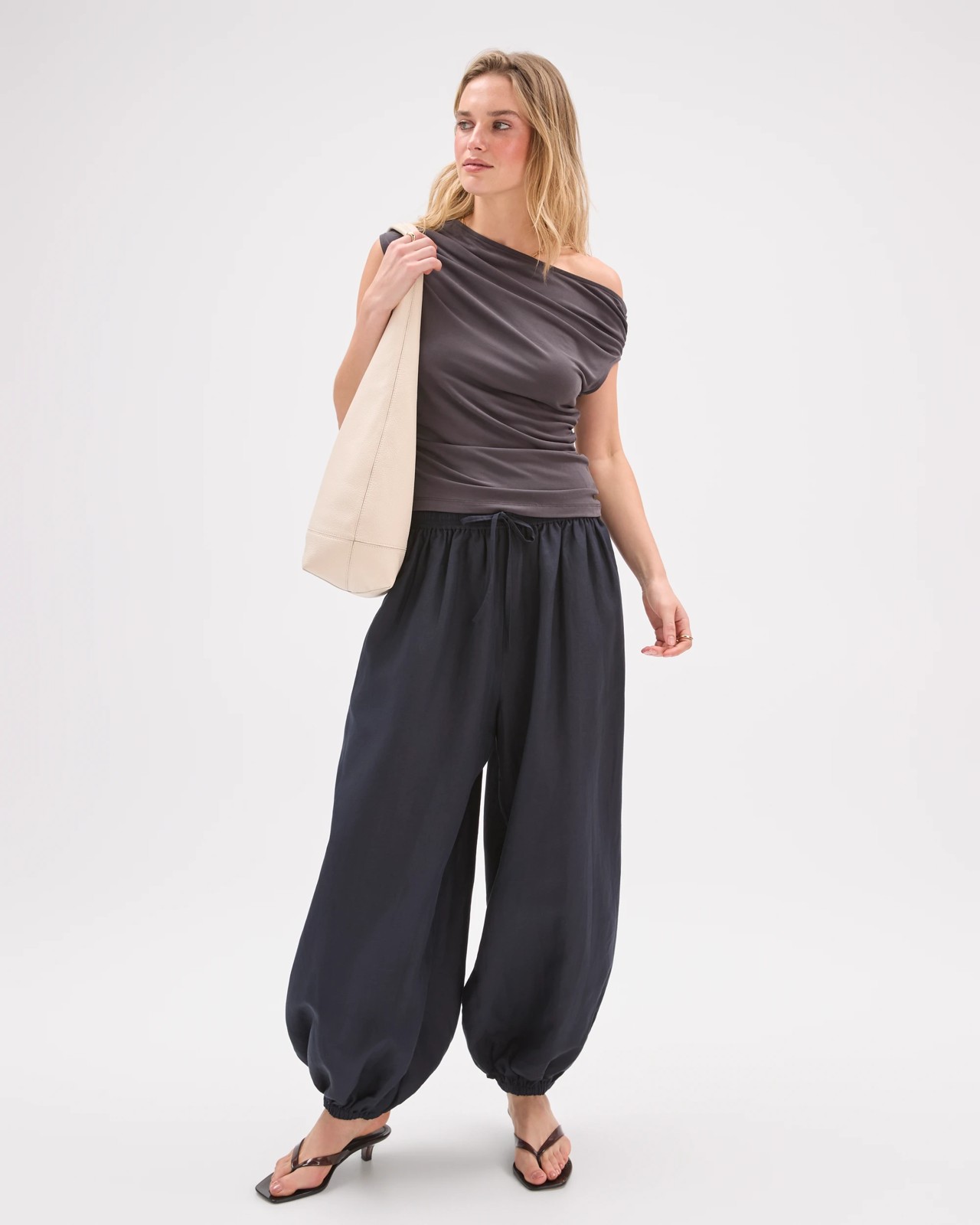 Lily Loves Balloon Pants - Dark Navy 2 of 5
