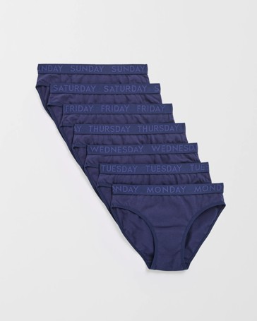 Maxx Australian Cotton 7 Pack Older Girls Core Briefs