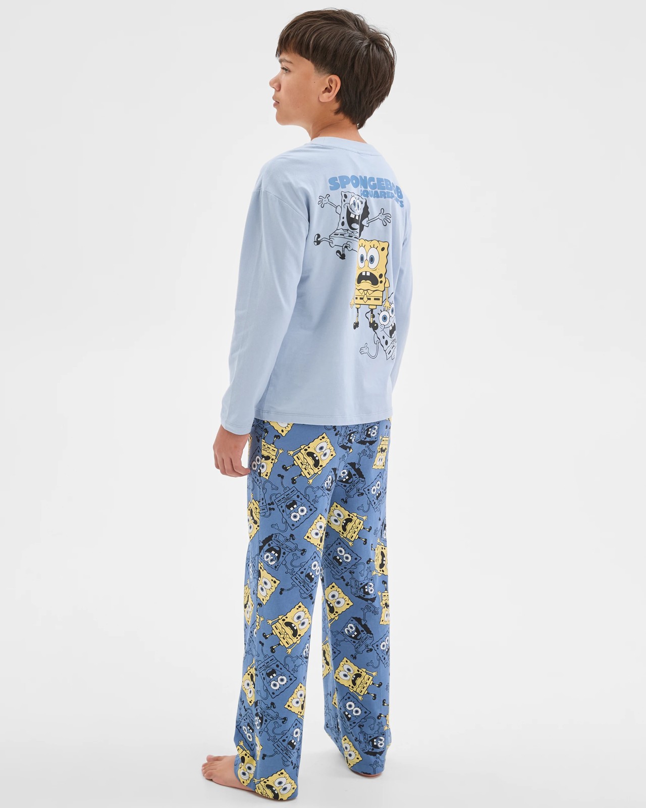 SpongeBob SquarePants Australian Cotton Older Boys Jersey Pyjama Set 4 of 6