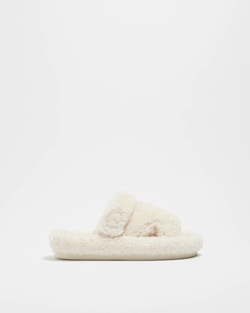 Womens Teddy Scuff Slipper - Harlow
