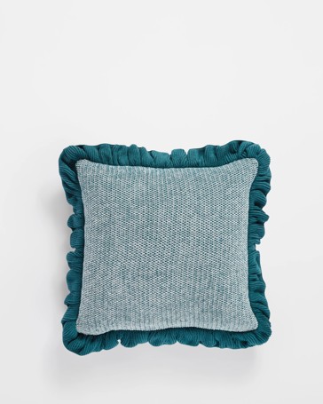 Kaya Knit Ruffle Cushion