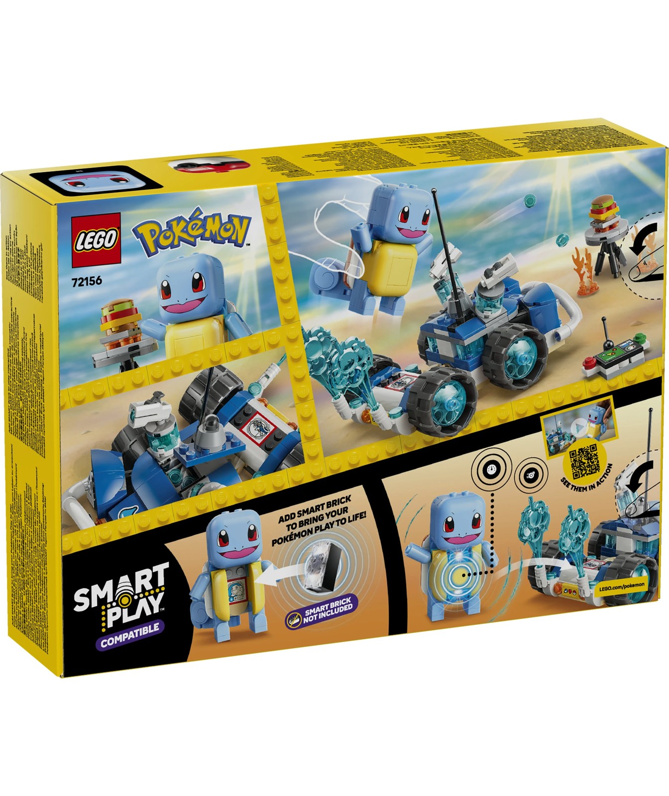Pre-Order LEGO® Pokemon SMART Play: Trainer's Buggy Adventure with Squirtle 72156 6 of 6