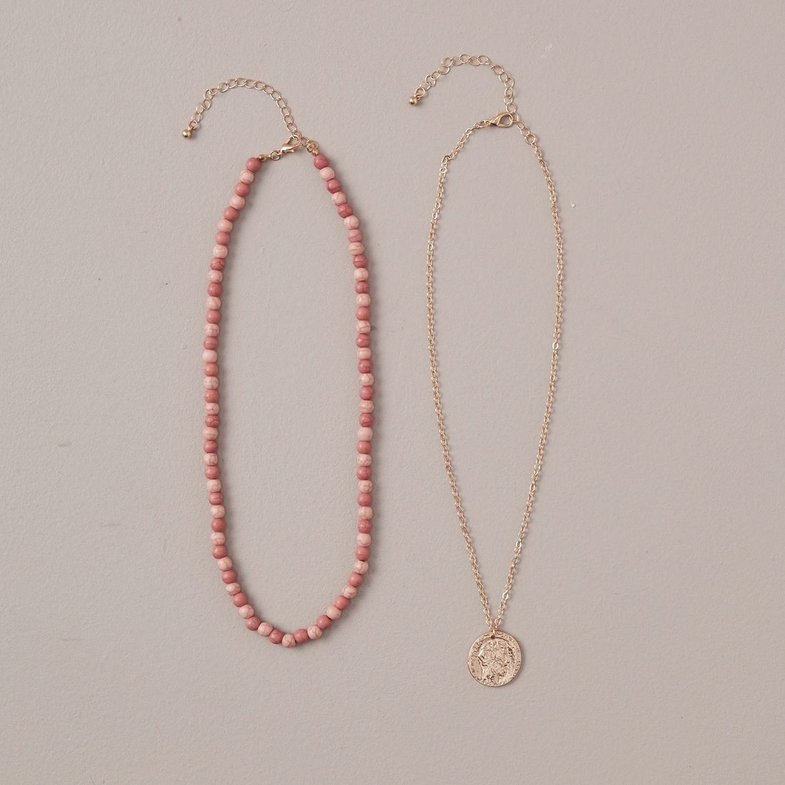 2 Pack Coloured Beaded Necklace Target Australia