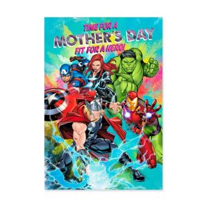 Hallmark Marvel Avengers Mother's Day Card - Fit For A Hero product image