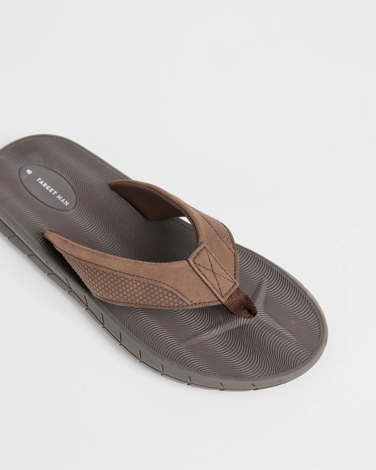 PU Comfort Thongs - Chocolate 3 of 3