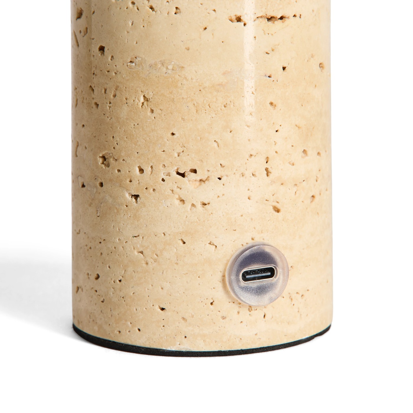 Anko Travertine Portable Rechargeable Lamp - Natural 3 of 5