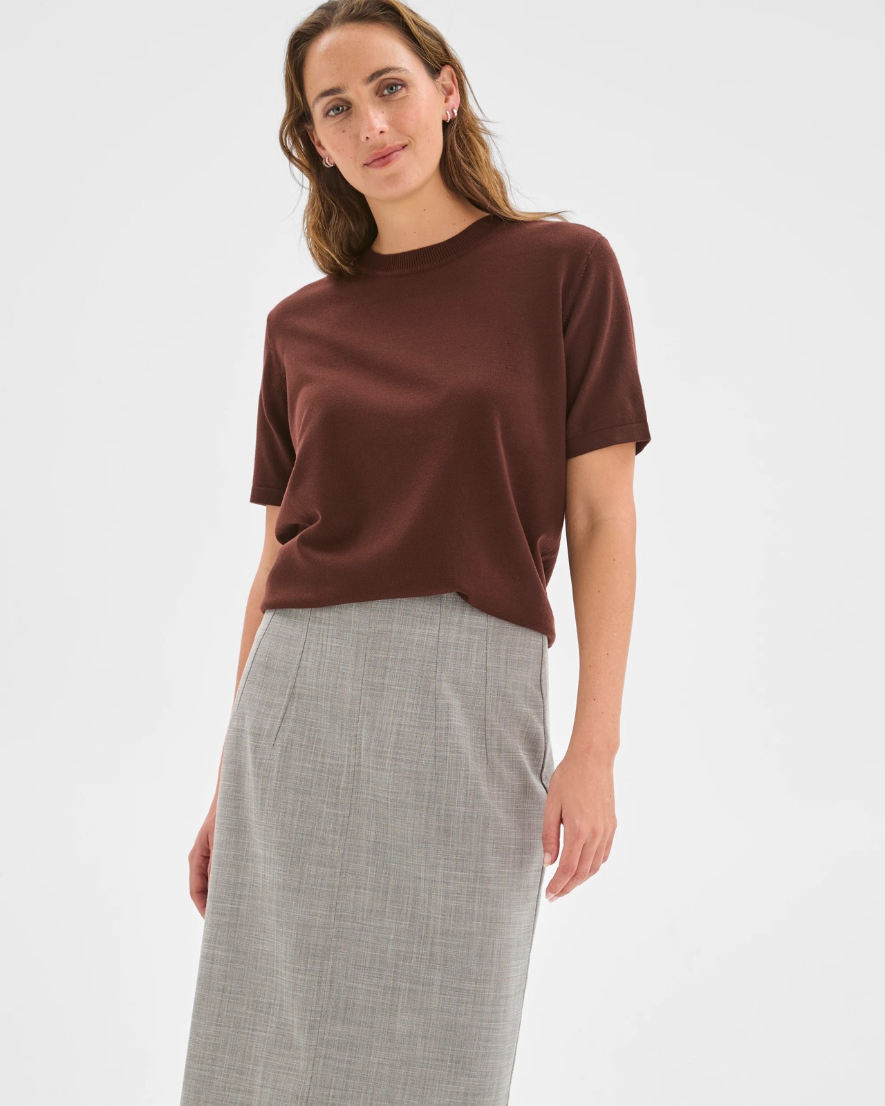 Preview Tailored Midi Pencil Skirt 2 of 5