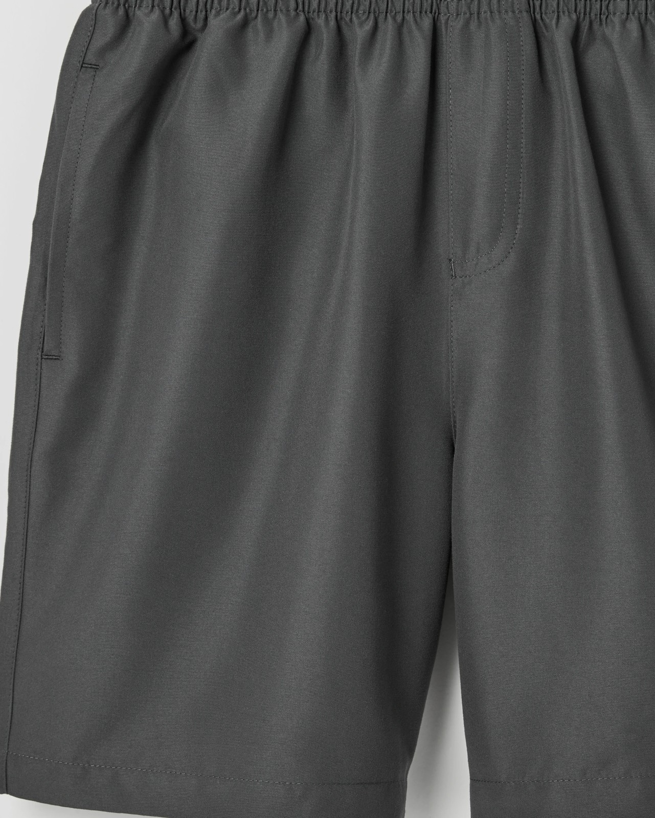 School 2 Pack Microfibre Shorts - Grey 3 of 5