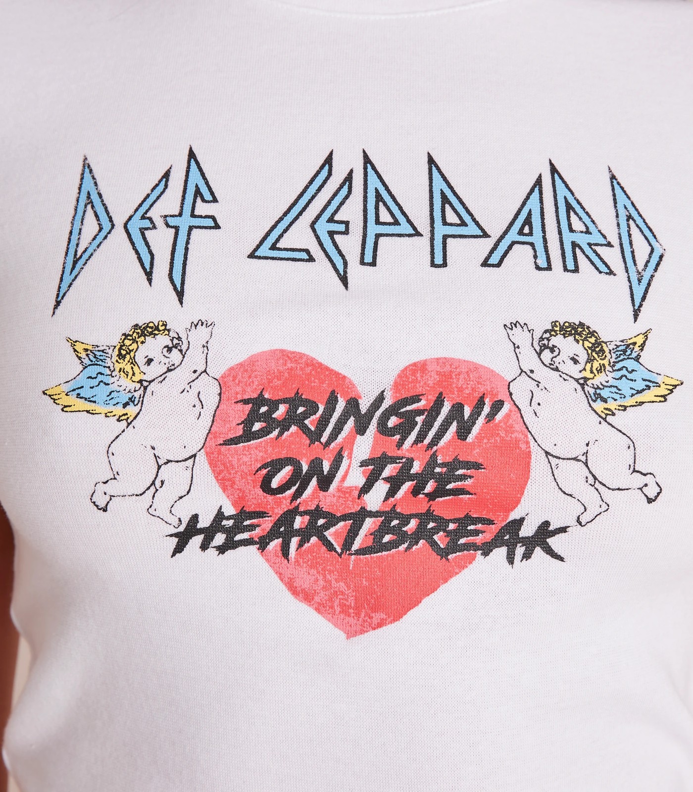 Licensed Def Leppard Baby Crop T-Shirt 2 of 6
