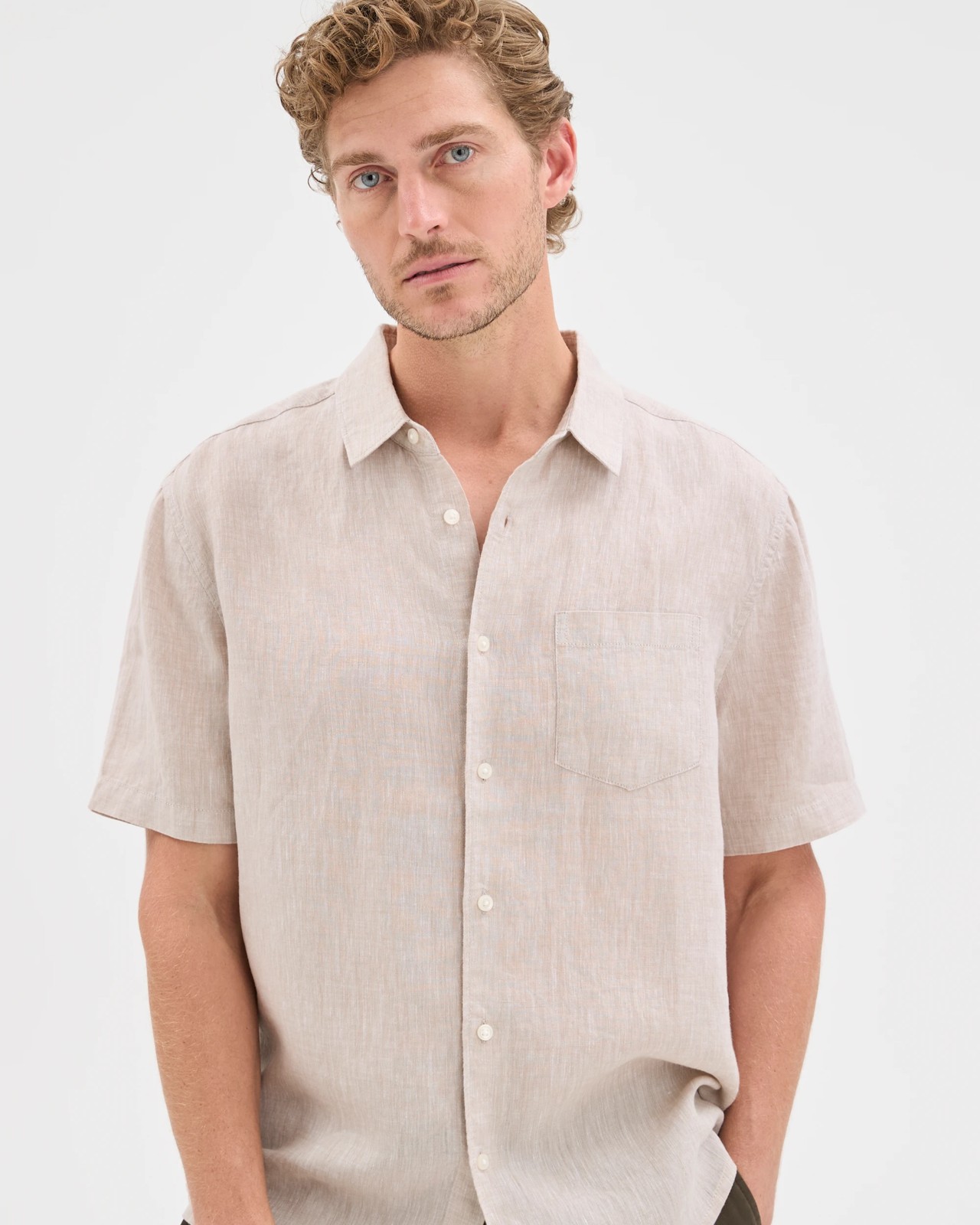 European Linen Short Sleeve Shirt 4 of 6