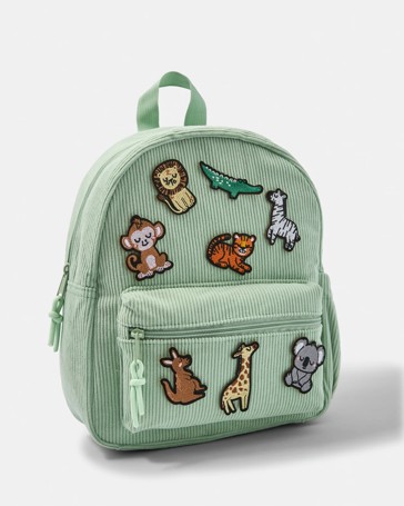 Anko Corduroy Backpack- Sage