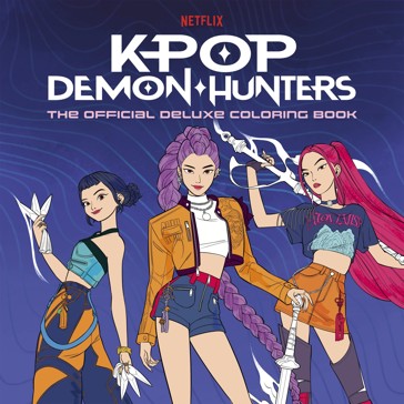 KPop Demon Hunters The Official Deluxe Coloring Book