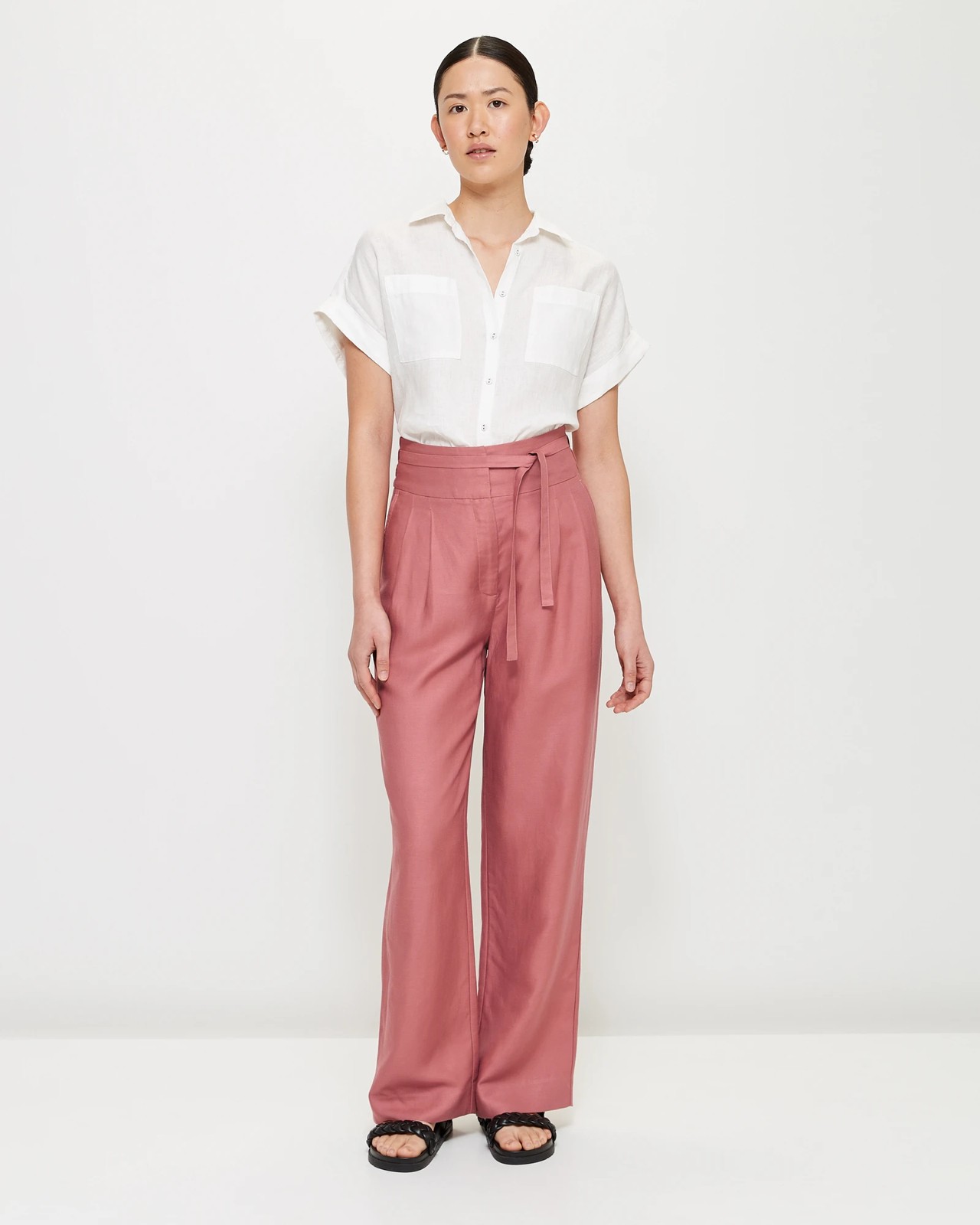 Double Pleat Wide Leg Pants - Preview | Target Australia