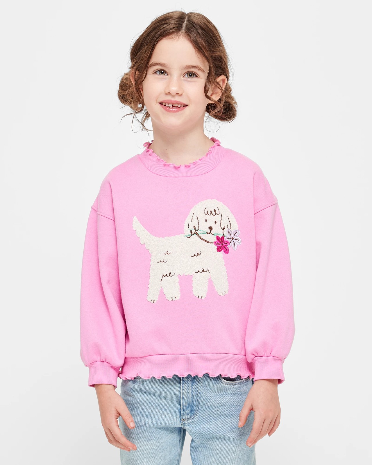 Girls hotsell dog jumper