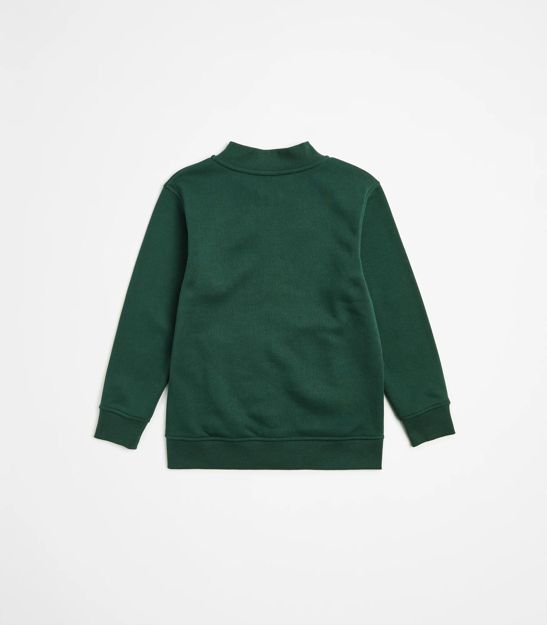 School Fleece Bomber Jacket Bottle Green Target Australia