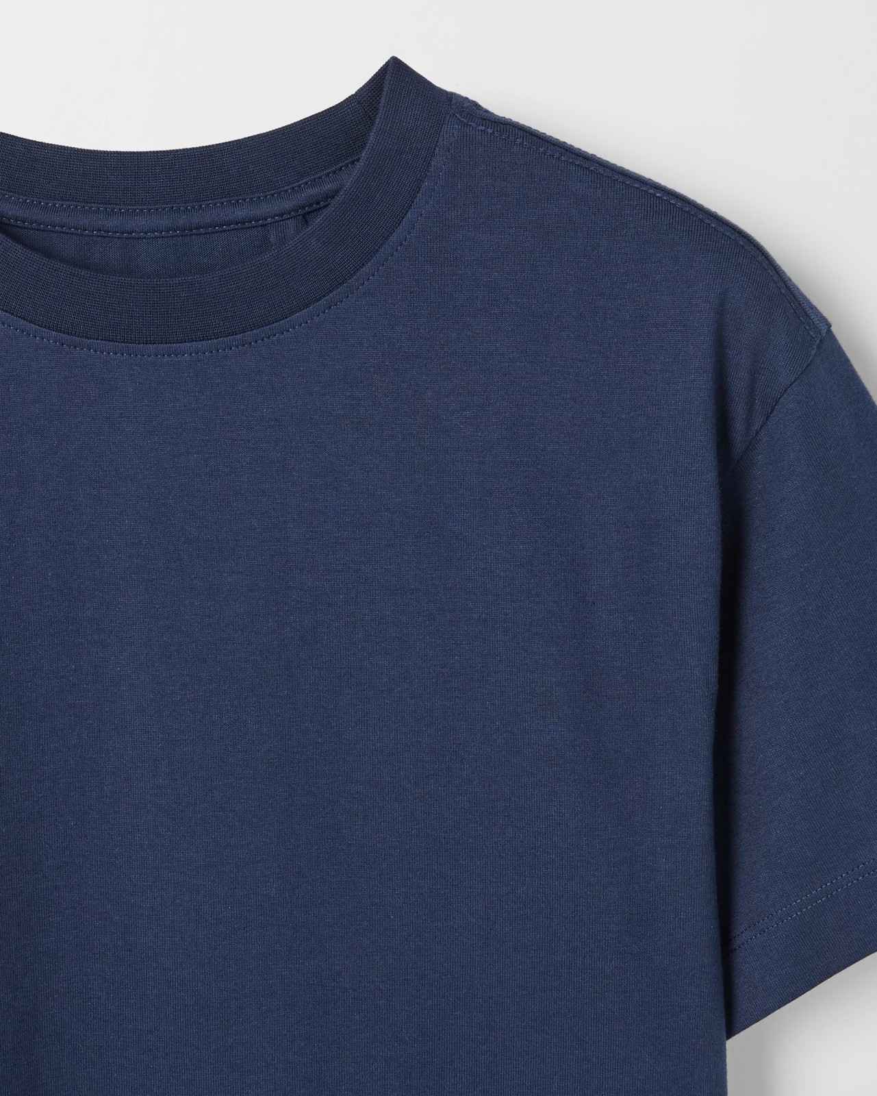 Australian Cotton 2 Pack T-Shirts - Navy/Grey Marle 4 of 4